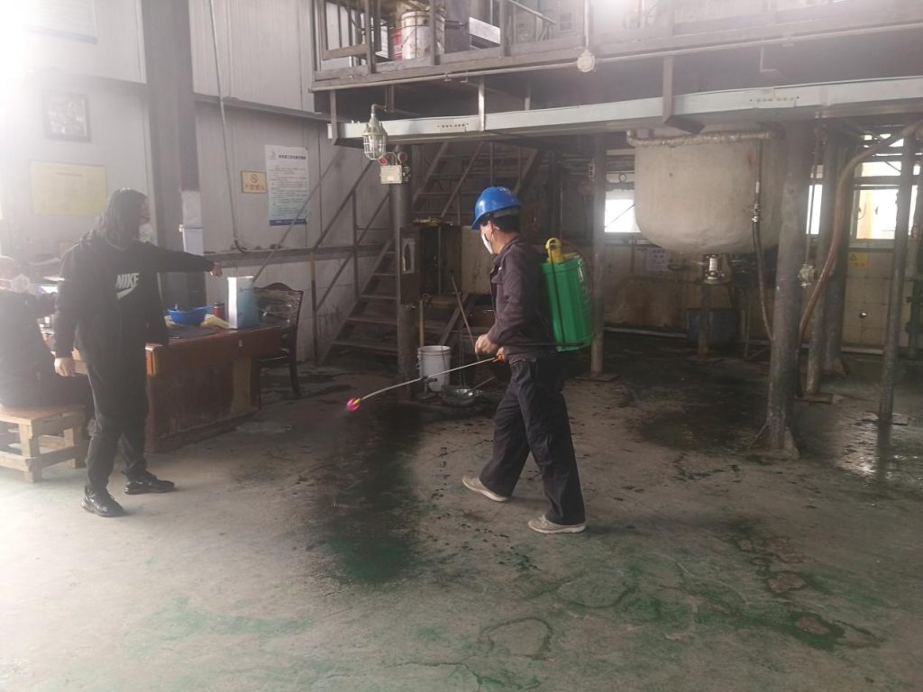 公司大邑產業園區積極開展復工復產 公司大邑產業園區積極開展復工復產